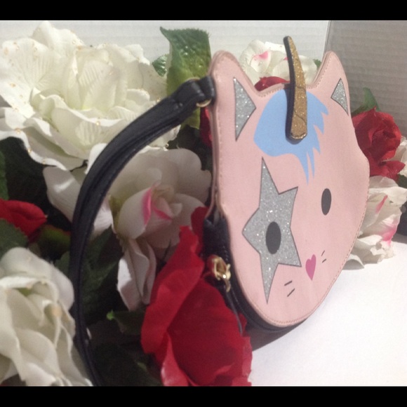 Betsey Johnson Unicorn Wristlet Bag Purse Wallet - Picture 7 of 16